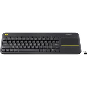 Logitech K400 Plus Keyboard - Wireless Connectivity - USB 2.0 Interface - TouchPad - Portuguese (Brazilian) - QWERTY Layou