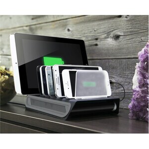 Hypercel Naztech Quick Charge Power Hub 7 - 120 V AC, 230 V AC Input - 5 V DC/14 A, 9 V DC, 12 V DC Output CHARGE STATION 