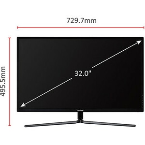 Moniteur LCD ViewSonic VX3211-mh 81,3 cm (32") Full HD LED - 16:9 - 812,80 mm Class - Résolution 1920 x 1080 - 16,7 Millio