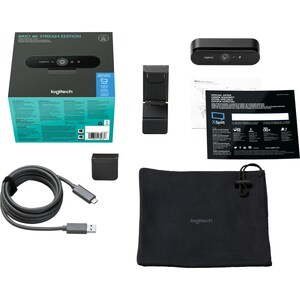 Logitech BRIO STREAM - Webcam - 90 fps - USB 3.0 - 4096 x 2160 Pixel Videoauflösung - Autofokus - Mikrofon