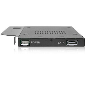 Icy Dock ToughArmor MB411SKO-B Drive Bay Adapter for 5.25" - Serial ATA/600 Host Interface Internal - Black - 1 x Total Ba