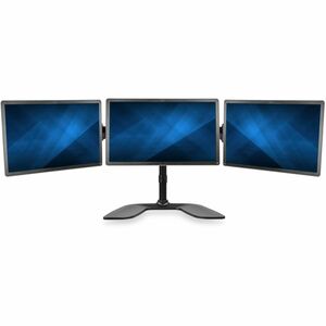 StarTech.com Triple Monitor Stand, Crossbar, Steel & Aluminum, For VESA Mount Monitors up to 27"(17.6lb/8kg), Monitor Stan
