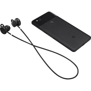 Google Pixel Buds GA00205 Earset - Stereo - Wireless - Bluetooth - Earbud, Behind-the-neck - Binaural - In-ear - Black