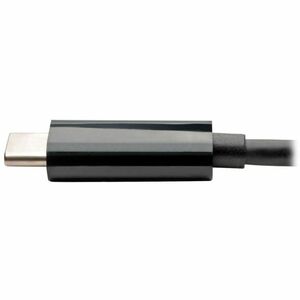 Eaton Tripp Lite Series USB-C to Gigabit Network Adapter with USB-C PD Charging - Thunderbolt 3, Black - USB 3.1 Type C - 