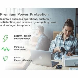 APC Smart-UPS, Line Interactive, 3kVA, Tower, 120V, 8 NEMA 5-15R+2 NEMA 5-20R outlets, SmartConnect Port+SmartSlot, AVR, L