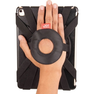 The Joy Factory Universal Grip Hand Strap for Tablets 10" - 11" - Adjustable - 0.5" Height x 10" Width x 10" Length - Elastic