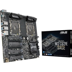 Asus WS C621E SAGE Workstation Motherboard - Intel C621 Chipset - Socket P LGA-3647 - SSI EEB - 768 GB DDR4 SDRAM Maximum 