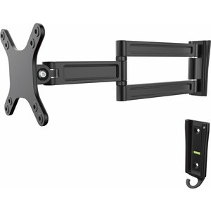 StarTech.com Wall Mount Monitor Arm, Dual Swivel, Supports 13'' to 34" (33.1lb/15kg) Monitors, VESA Mount, TV Wall Mount, 