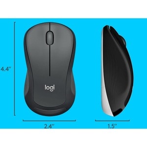 Logitech MK540 Advanced Wireless Keyboard and Mouse Combo for Windows, 2.4 GHz Unifying USB-Receiver, Multimedia Hotkeys, 