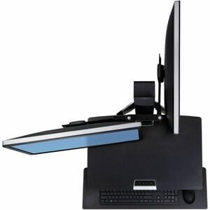 Dual Monitor Double-Hinged Bow for most WorkFit dual workstations