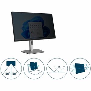 Kensington 2H Anti-glare Privacy Screen Filter - For 68.6 cm (27") Widescreen LCD Monitor - 16:9 - Blue Light Reduction