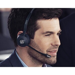 Jabra Engage 65 Mono Wireless Over-the-head Mono Headset - Monaural - 15000 cm - DECT - 40 Hz to 16 kHz - Electret, Conden