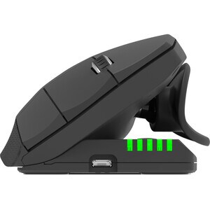 Contour Unimouse Mouse - PixArt PMW3330 - Cable - Black, Slate - USB - 2800 dpi - Scroll Wheel - 6 Button(s) - Left-handed
