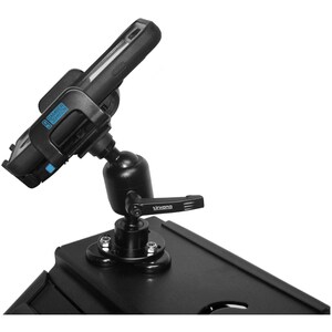 Zirkona Mounting Plate for Tablet, Smartphone - Black Powder Coat - 1.81 kg Load Capacity