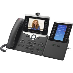 Cisco 8865 IP Phone - Corded/Cordless - Corded/Cordless - Wi-Fi, Bluetooth - Desktop, Wall Mountable - Charcoal - 5 x Tota