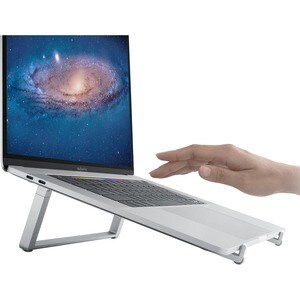 Rain Design mBar Pro Foldable Laptop Stand - Silver - Take it easy. Designed to let you work comfortably, on the go. mBar 