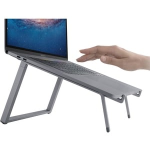 Rain Design mBar Pro + Plus Foldable Laptop Stand - Space Gray - Take it easy. Designed to let you work comfortably, on th