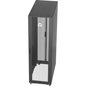 Vertiv VR Rack - 42U Server Rack Enclosure| 600x1100mm| 19-inch Cabinet (VR3100) - 2000x600x1100mm (HxWxD)| 77% perforated