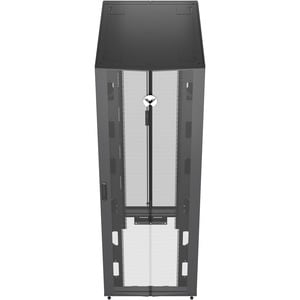 Vertiv VR Rack - 48U Server Rack Enclosure| 800x1200mm| 19-inch Cabinet (VR3357) - 2265x800x1200mm (HxWxD)| 77% perforated