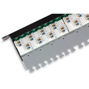 TRENDnet TC-P24C6AS 24 Port(s) Network Patch Panel - TAA Compliant - 24 x RJ-45 - 1U High - 19" Wide - Rack-mountable