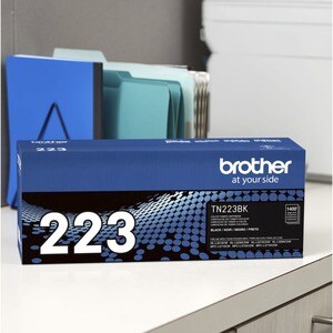 Brother Genuine TN-223BK Standard Yield Black Toner Cartridge - 1400 Pages