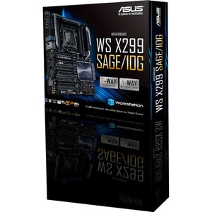 Asus WS X299 SAGE/10G Workstation Motherboard - Intel X299 Chipset - Socket R4 LGA-2066 - Intel Optane Memory Ready - SSI 