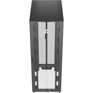 Vertiv VR Rack - 48U Server Rack Enclosure| 800x1200mm| 19-inch Cabinet (VR3357) - 2265x800x1200mm (HxWxD)| 77% perforated