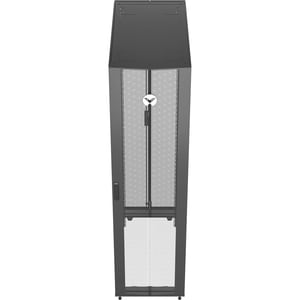 Vertiv VR Rack - 48U Server Rack Enclosure| 600x1200mm| 19-inch Cabinet (VR3307) - 2265x600x1200mm (HxWxD)| 77% perforated