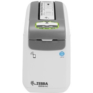 Zebra ZD510-HC Direct Thermal Printer - Monochrome - Portable - Wristband Print - Fast Ethernet - USB - USB Host - Bluetoo