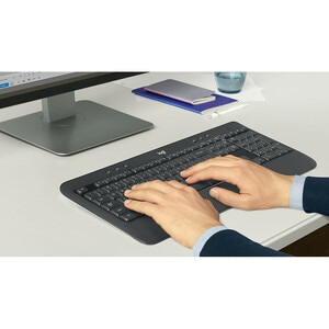 Logitech MK540 Keyboard & Mouse - English (US), International - USB Wireless RF - USB Wireless RF - Optical - 1000 dpi - S