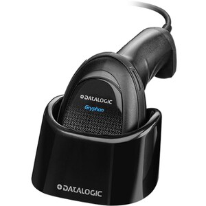 Datalogic Gryphon GD4520 Handheld Barcode Scanner Kit - Cable Connectivity - 1D, 2D - Imager - USB - Black