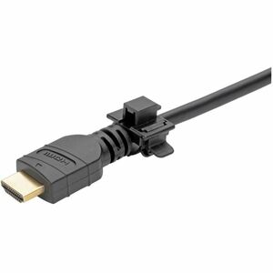 Eaton Tripp Lite Series HDMI Cable Lock - Clamp/Tie/Screw - Cable Lock - Black - Nylon