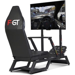 Next Level Racing F-GT Formula and GT Simulator Cockpit - Matte Black