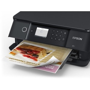 Impresora de inyección de tinta multifunción Epson Expression Premium XP-6100 - Color - Negro - Copiadora/Impresora/Escáne
