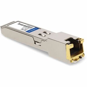 AddOn SFP (mini-GBIC) - 1 x RJ-45 10/100/1000Base-TX LAN - 1 - TAA Compliant - For Data Networking - Twisted PairGigabit E