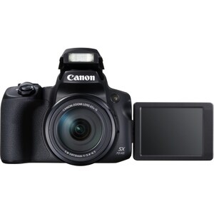 Canon PowerShot SX70 HS 20.3 Megapixel Bridge Camera - Black - 1/2.3" Sensor - Autofocus - 7.5 cm (3")LCD - 65x Optical Zo