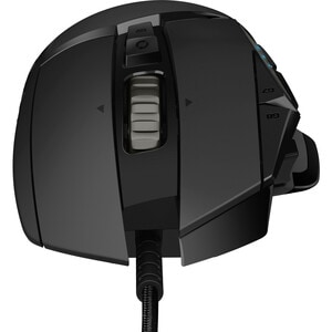 Logitech HERO G502 Ratón de juego - USB - Óptico - 11 Botón(es) - Negro - Cable - 16000 dpi - Rueda de desplazamiento