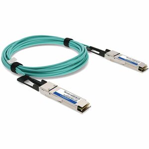 AddOn 15 m Fibre Optic Network Cable - 1 - TAA Compliant - Cable for Network Device - First End: 1 x QSFP+ Network - Male 