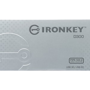 Kingston 32GB IronKey D300 USB 3.1 Flash Drive - 32 GB - USB 3.1