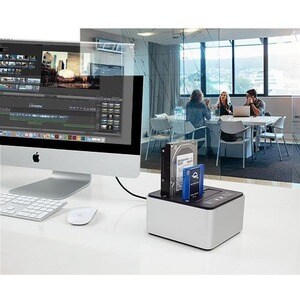 OWC Drive Dock SATA/600 - USB 3.1 (Gen 2) Type C Host Interface Desktop - Hot Swappable Bays - 2 x HDD Supported - 2 x SSD