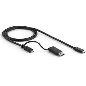 StarTech.com Universal Laptop Docking Station, Hybrid USB-C & USB-A Dock, Dual 4K DP & HDMI, 100W PD, Mac / Windows / Chro