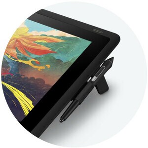 Wacom Cintiq DTK-1660 Grafiktablett - 39,6 cm (15,6 Zoll) - 5080 lpi - Kabel - Schwarz - 16,7 Millionen Farben - 344,16 mm