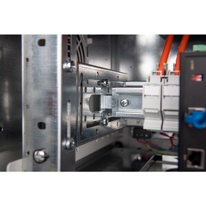 Digitus 483 mm (19“)-Hutschienenträger, 4HE. Material: Galvanisiertes Stahl, Produktfarbe: Silber