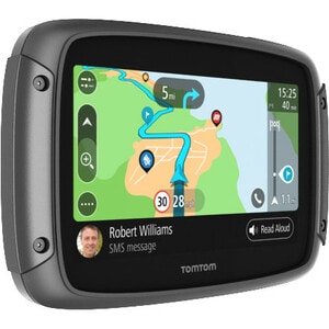 Navigatore GPS per motocicletta TomTom RIDER 550 - Montabile - 10,9 cm (4,3") - Touchscreen - Fotocamera, Microfono - Text