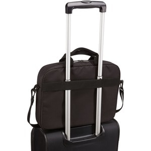 Case Logic Advantage ADVA-114 Carrying Case (Attaché) for 10.1" to 14" Notebook - Black - Polyester Body - Luggage Strap, 