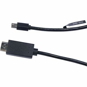 Mini DisplayPort maschio a HDMI maschio, 2 metri 6,6 piedi, unidirezionale da DisplayPort nero, video Full 1080P - 1 x HDM