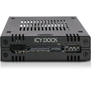 Icy Dock ExpressCage MB741SP-B Drive Bay Adapter for 3.5" - Serial ATA/600 Host Interface Internal - Black - 1 x HDD Suppo