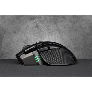 Corsair IRONCLAW RGB Wireless Gaming Mouse - Optical - Cable/Wireless - Bluetooth/Radio Frequency - 2.40 GHz - Black - USB