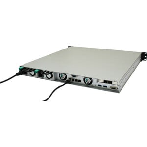 4-bay RackStation (up to 16-bay) Quad Core 2.2 GHz 8GB RAM (up to 64GB) 10GbE NIC support (optional) Built-in M.2 NVMe/SAT