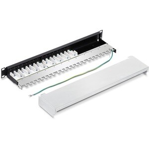 16-Port Cat6a Shielded Patch Panel